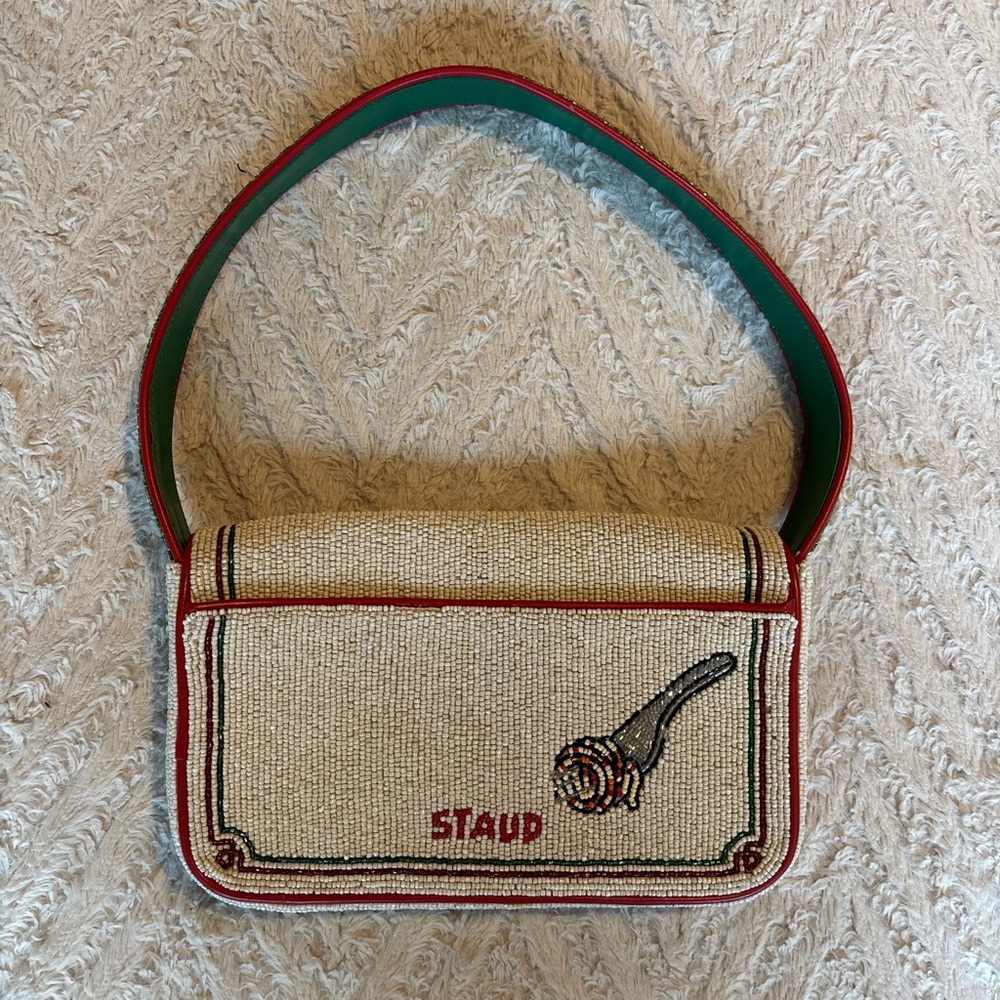 Staud Tomato Tommy Beaded Bag - Picture 6 of 8